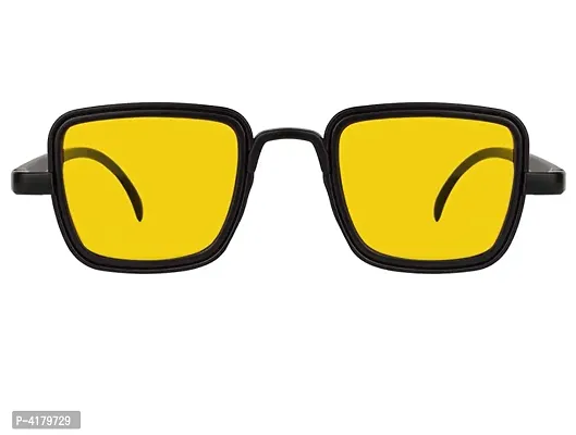 Trendy Yellow Rectangle Sunglass For Men And Women-thumb2