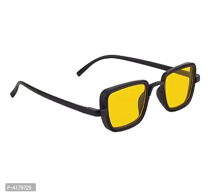 Trendy Yellow Rectangle Sunglass For Men And Women-thumb4