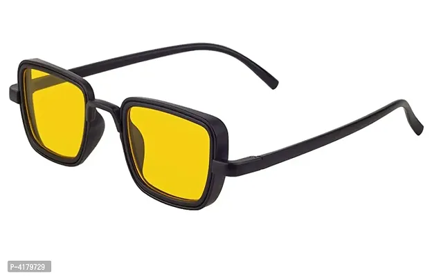 Trendy Yellow Rectangle Sunglass For Men And Women-thumb0