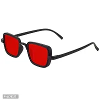 Trendy Red Rectangle Sunglass For Men And Women-thumb1