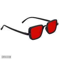 Trendy Red Rectangle Sunglass For Men And Women-thumb3