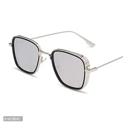 Trendy Silver Metal Square Sunglass For Men And Boys-thumb3