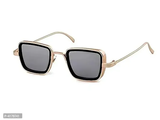 Trendy Silver Metal Square Sunglass For Men And Boys-thumb2