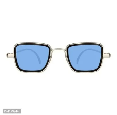 Trendy Blue Metal Square Sunglass For Men And Boys-thumb2