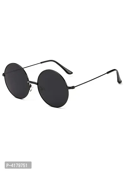 ASOS Oversized Round Sunglasses In Rubberised Black With Flat Lens for Men  | Lyst