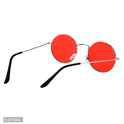 Trendy Red Round Sunglass For Men And Women-thumb5
