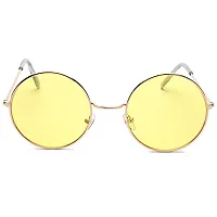 Trendy Yellow Round Sunglass For Men And Women-thumb3