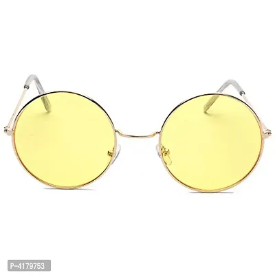 Trendy Yellow Round Sunglass For Men And Women-thumb4