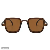 Trendy Brown Rectangle Sunglass For Men And Women-thumb1