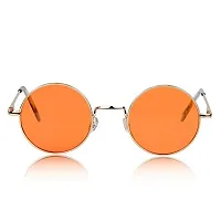 Trendy Orange Round Sunglass For Men And Women-thumb2