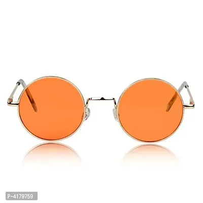 Trendy Orange Round Sunglass For Men And Women-thumb3