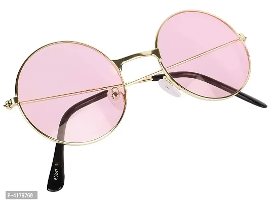 Trendy Pink Round Sunglass For Men And Women-thumb3