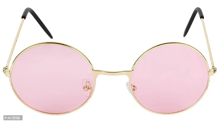 Trendy Pink Round Sunglass For Men And Women-thumb2