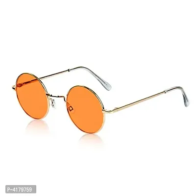 Trendy Orange Round Sunglass For Men And Women