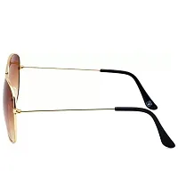 Trendy Brown Aviator Sunglass For Men And Women-thumb2