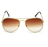 Trendy Brown Aviator Sunglass For Men And Women-thumb3