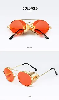 Steampunk Metal Sunglasses For Men  Women-thumb1