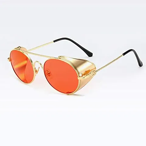 Steampunk Inspired Premium Metal Frame Unisex Sunglasses