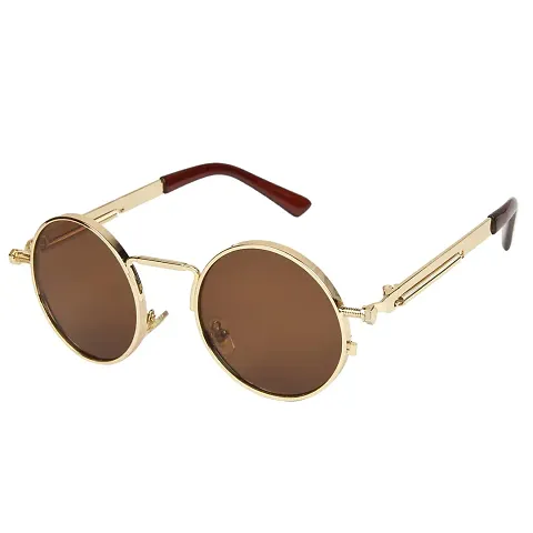 Steampunk Inspired Premium  Metal Frame Unisex Sunglasses