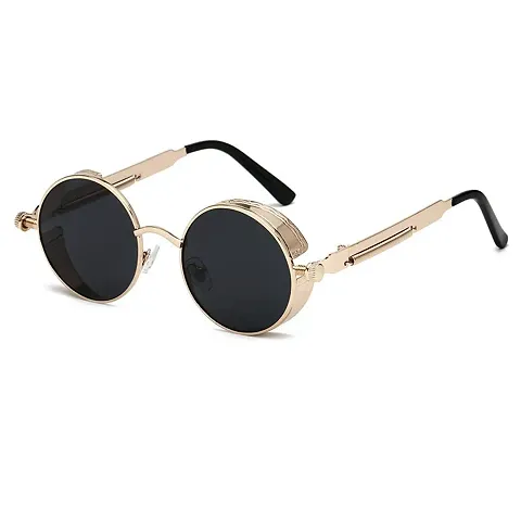 Steampunk Inspired Premium Metal Frame Unisex Sunglasses