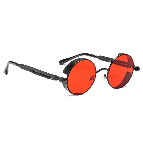 Exclusive Steampunk Inspired Metal Frame Unisex Sunglasses