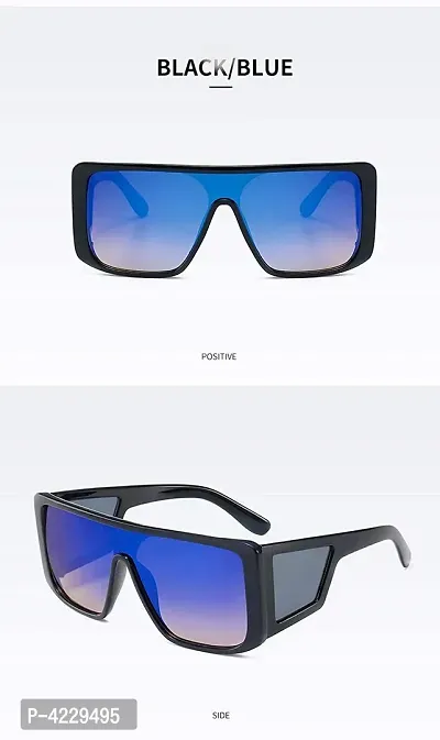 Modern Oversized Sahil Khan Inspired | Shahid Kapoor Inspired Square Shape Stylish Unisex Sunglasses-thumb3