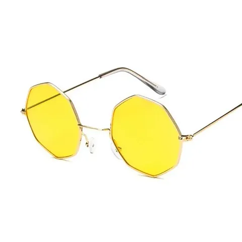 Hollywood Inspired Stunning Octagonal Shape Unisex Sunglasses