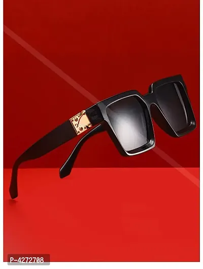Stylish Plastic White Square Sunglasses For Unisex-thumb4