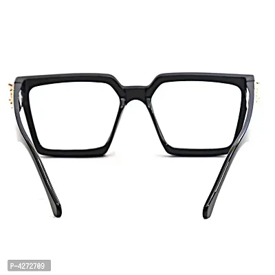 Stylish Plastic Black Square Sunglasses For Unisex-thumb5