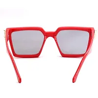 Stylish Plastic Grey Square Sunglasses For Unisex-thumb2