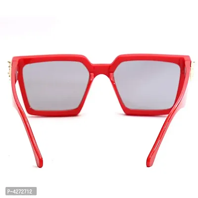 Stylish Plastic Grey Square Sunglasses For Unisex-thumb3