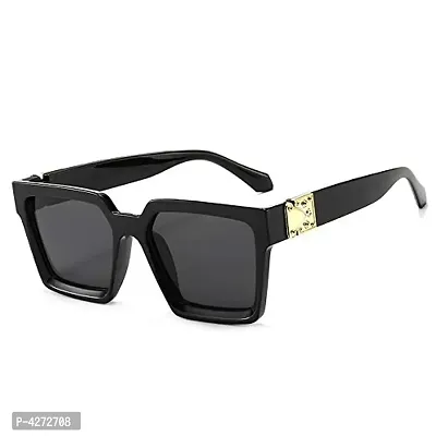 Stylish Plastic White Square Sunglasses For Unisex-thumb0