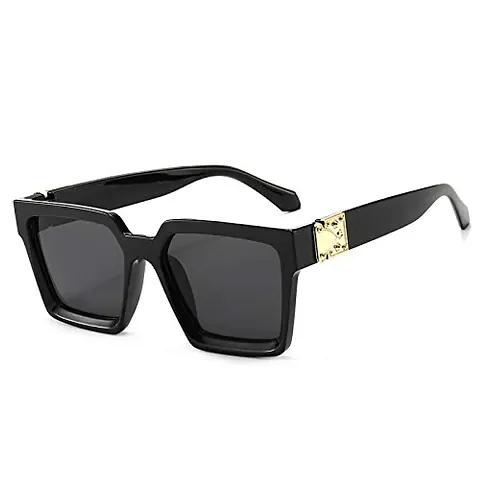 Unisex Stylish Plastic Square Sunglasses