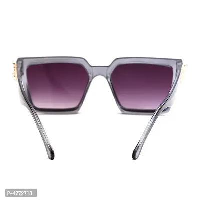Stylish Plastic Black Square Sunglasses For Unisex-thumb5