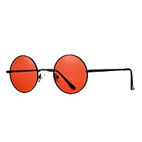 Stylish Metal Brown Round Sunglasses For Unisex-thumb1