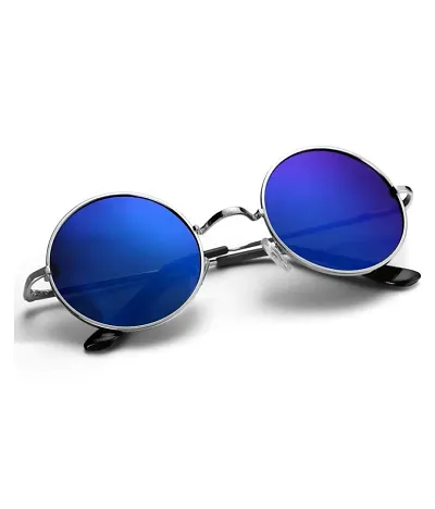 Round Shape Uv Protection Sunglasses For Men & Women