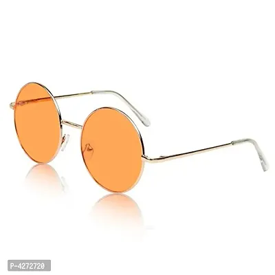 Stylish Metal Purple Round Sunglasses For Unisex-thumb0