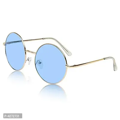 Buy Stylish Metal Red Round Sunglasses For Unisex Online In India