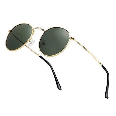 Stylish Metal Oval Sunglasses For Unisex