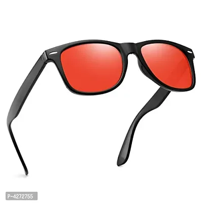 Stylish Plastic Black Wayfarer Sunglasses For Men-thumb0
