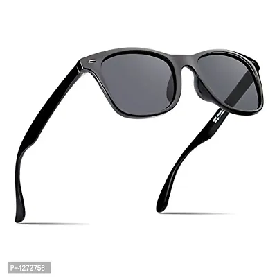 Stylish Plastic Blue Clubmaster Sunglasses For Men-thumb0