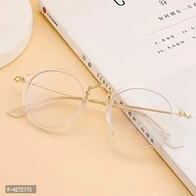 Stylish Plastic White Oval Sunglasses For Unisex-thumb3