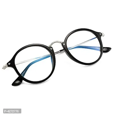 Stylish Plastic Black Oval Sunglasses For Unisex-thumb2