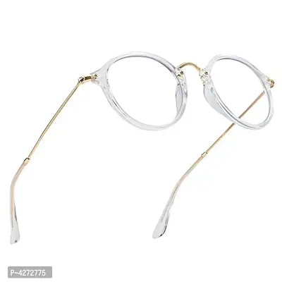 Stylish Plastic White Oval Sunglasses For Unisex-thumb0