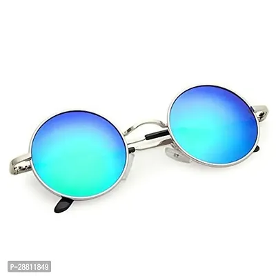 Stylish Metal Pink Round Sunglasses For Women