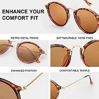 Fabulous Brown Plastic UV Protected Sunglasses For Men-thumb2