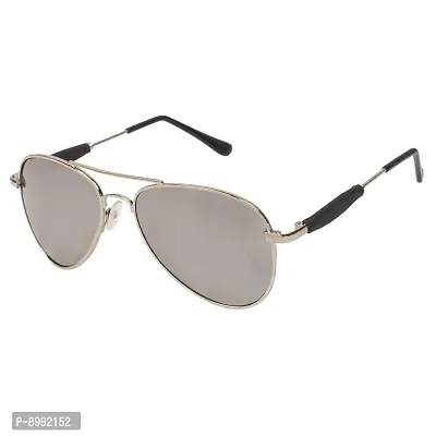 Arzonai Classics Aviator Silver-Silver UV Protection Sunglasses For Men  Women [MA-555-S11 ]-thumb0