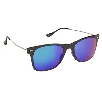 Arzonai Swaggy Wayfarer Shape Black-Green Mirrored UV Protection Sunglasses For Men  Women [MA-002-S3 ]-thumb1