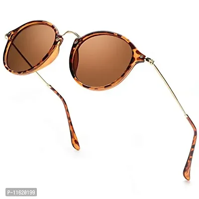 Fabulous Brown Plastic UV Protected Sunglasses For Men-thumb0