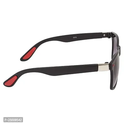 Modern Black Plastic Sunglasses-thumb4